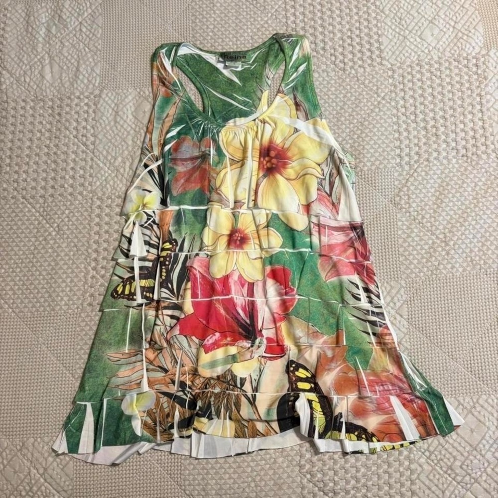 Y2K Fairy Floral Colorful Ruffle Tank